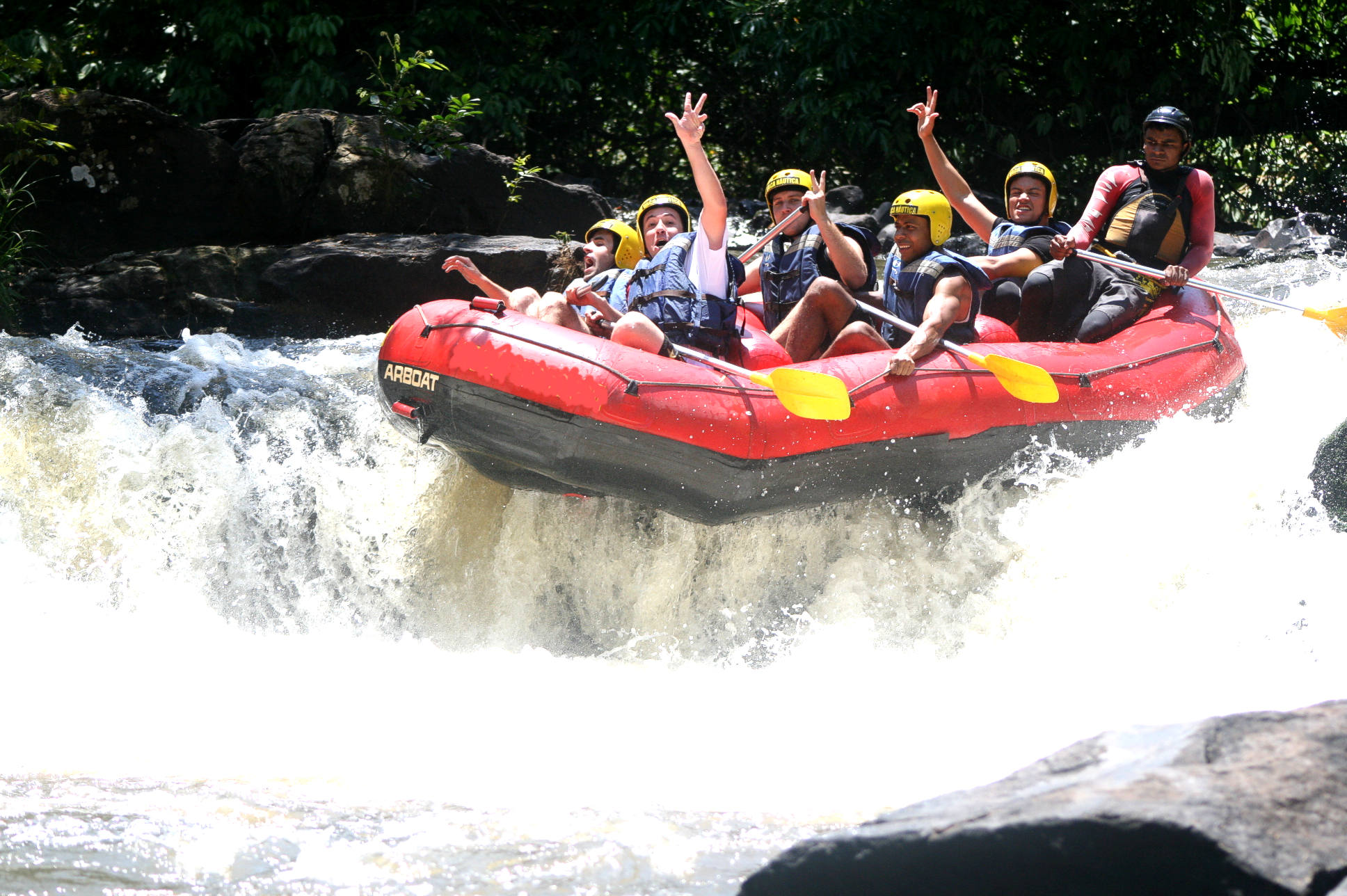 O RAFTING DE BROTAS 